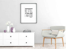 Load image into Gallery viewer, "Be Still and Know" -  Printable Wall Art