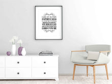 Load image into Gallery viewer, "Great is thy Faithfulness"  - Printable Wall Art