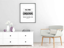 Load image into Gallery viewer, &quot;More than Conquerors&quot; - Printable Wall Art
