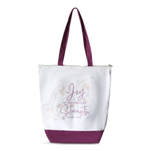 Load image into Gallery viewer, &quot;The Joy of the Lord&quot; Canvas Tote
